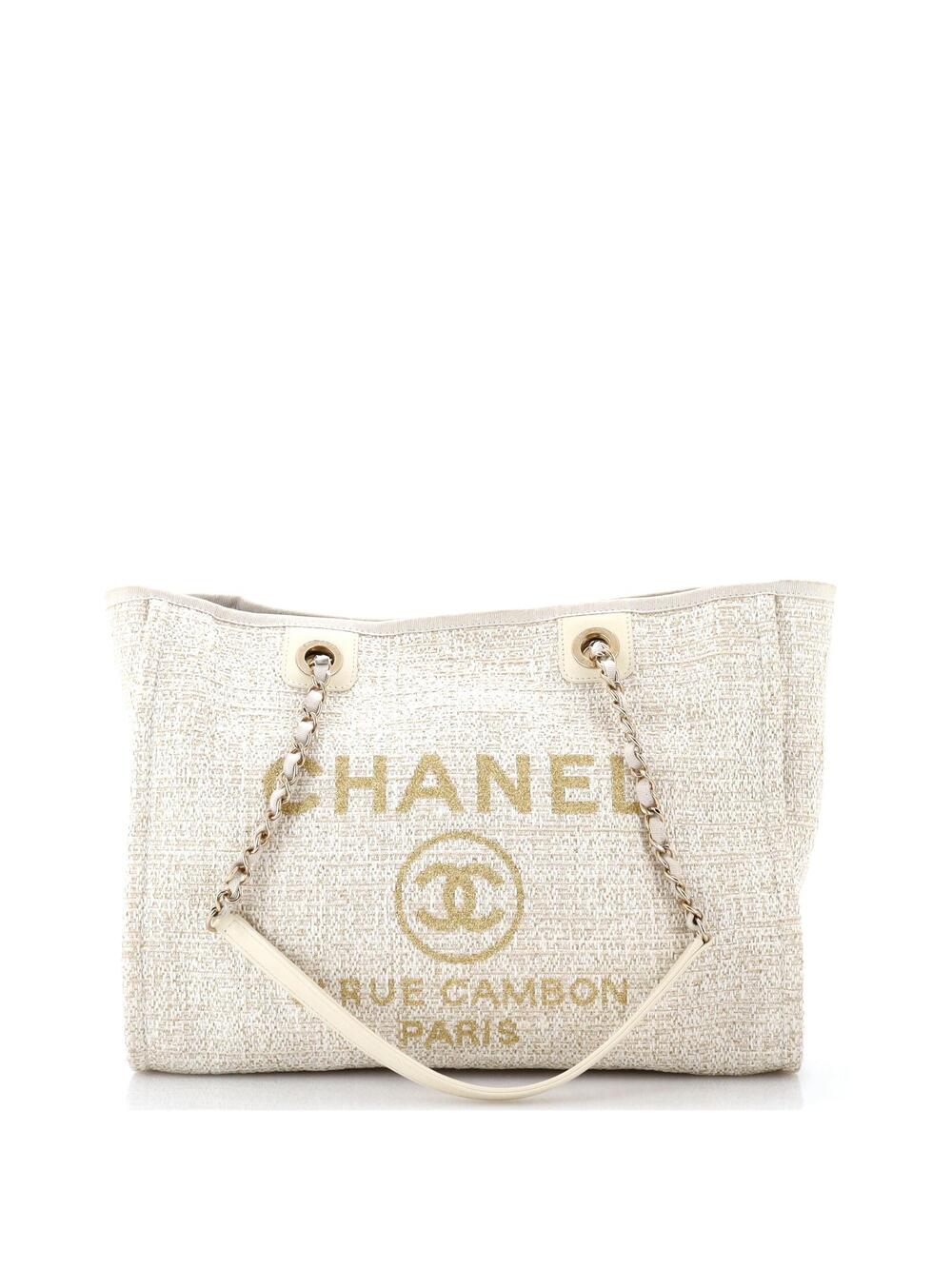Chanel Deauville Tote Raffia With #371093C43B